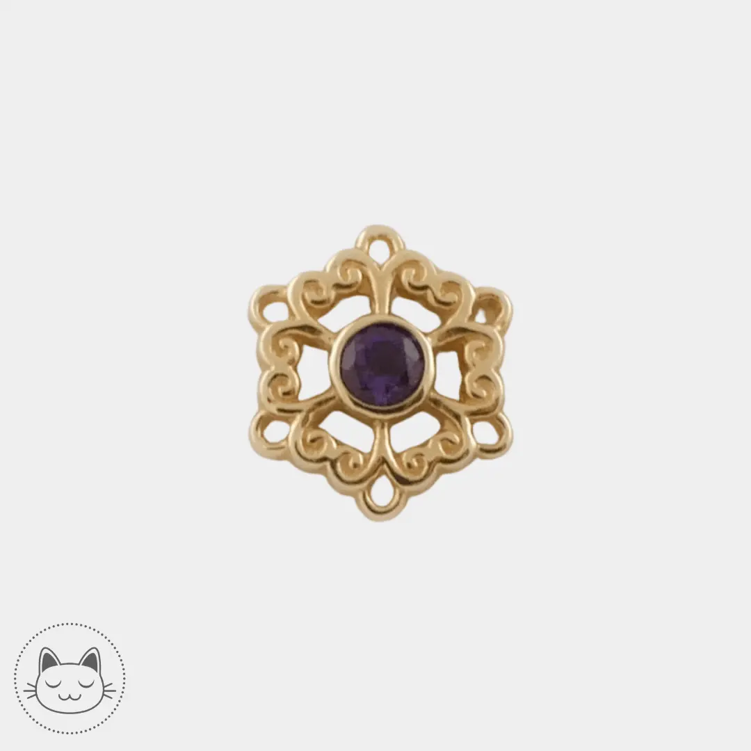 BVLA - Chloe - Amethyste - Kawaii Place piercing