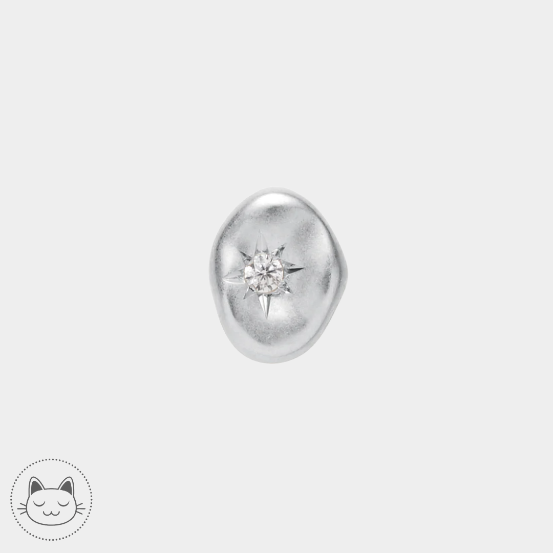 Buddha Jewelry - Lover - Zircon blanc Kawaii Place piercing