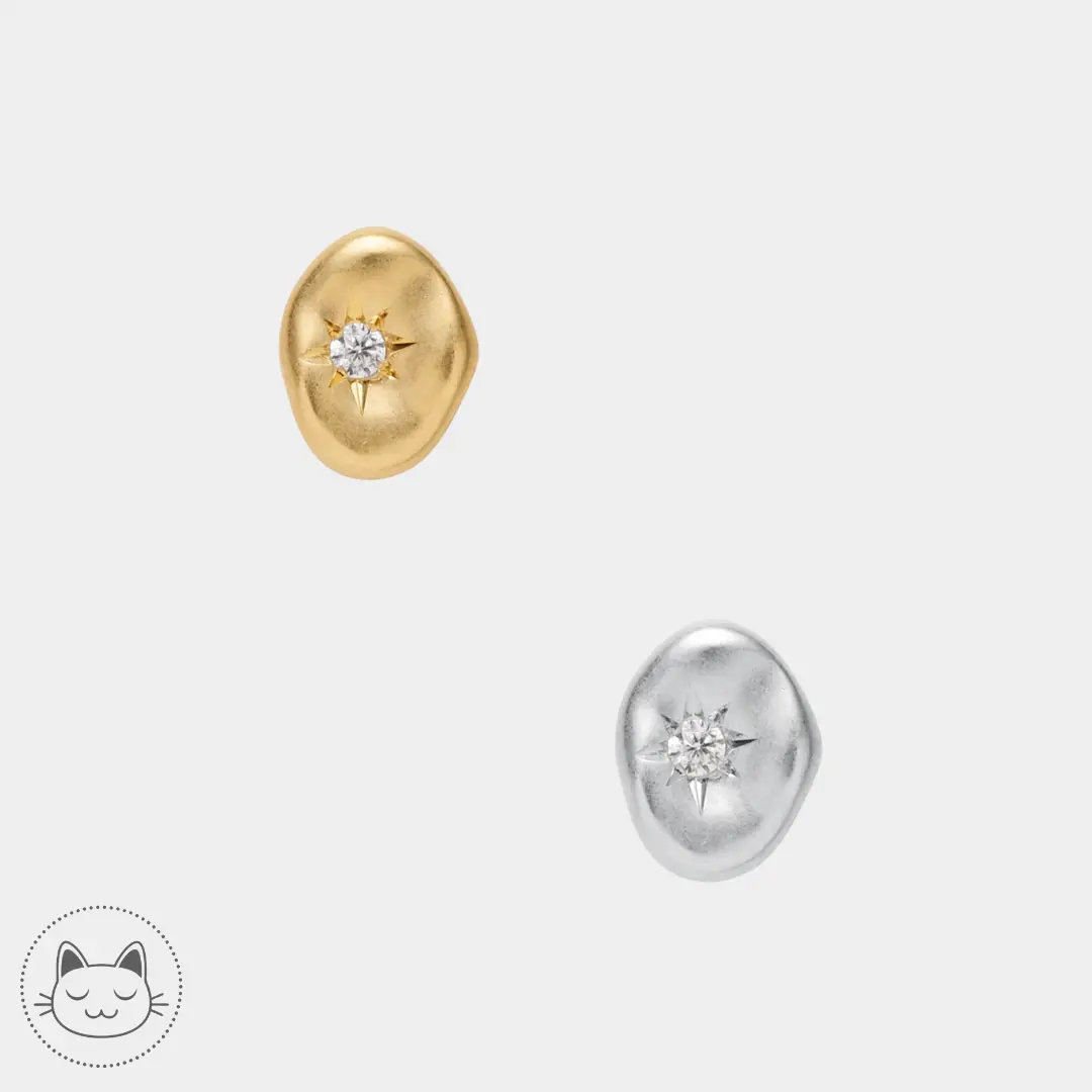 Buddha Jewelry - Lover - Zircon blanc Kawaii Place piercing