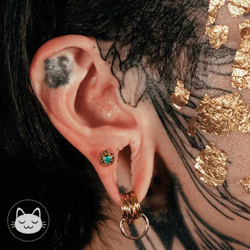 Sacred Symbols - S047 - Chrysoprase - Kawaii Place piercing