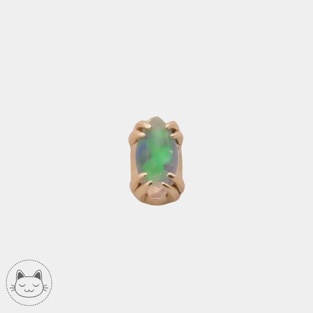 Sacred Symbols - ND21 - Opale blanche Kawaii Place piercing