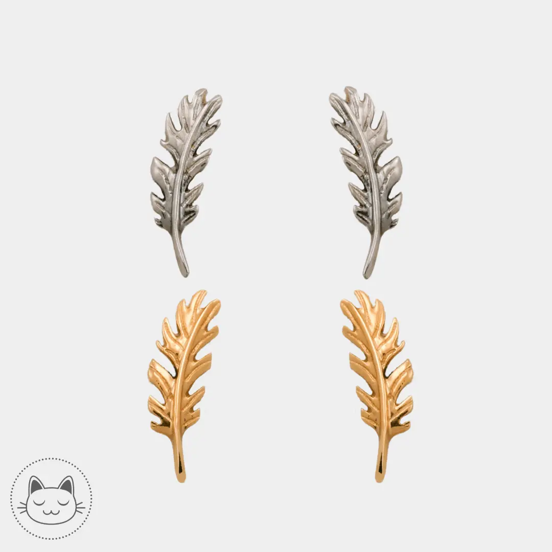Auris- Petite plume "Phoenix" - Kawaii Place piercing