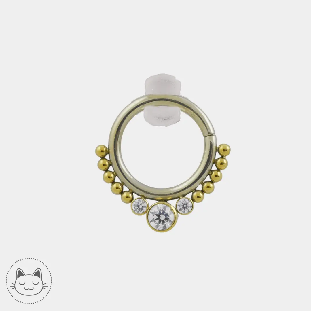 LeRoi - Hsmrf - Titane Doré - Kawaii Place piercing