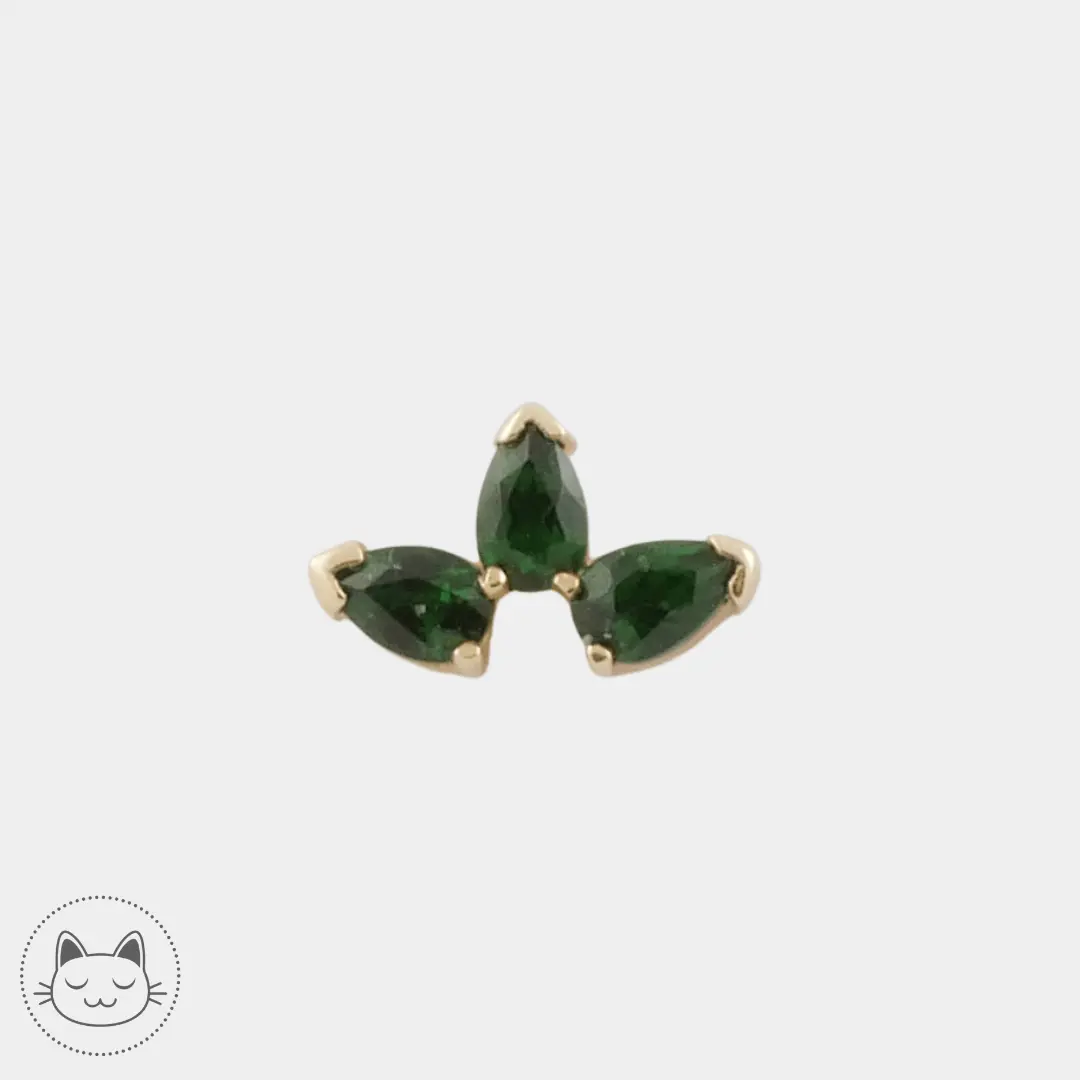 BVLA - Marquise - Emeraudes - Kawaii Place piercing