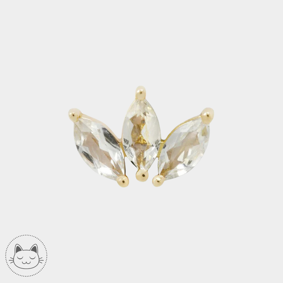 *Buddha Jewelry - Mini Valentina - White Zircons