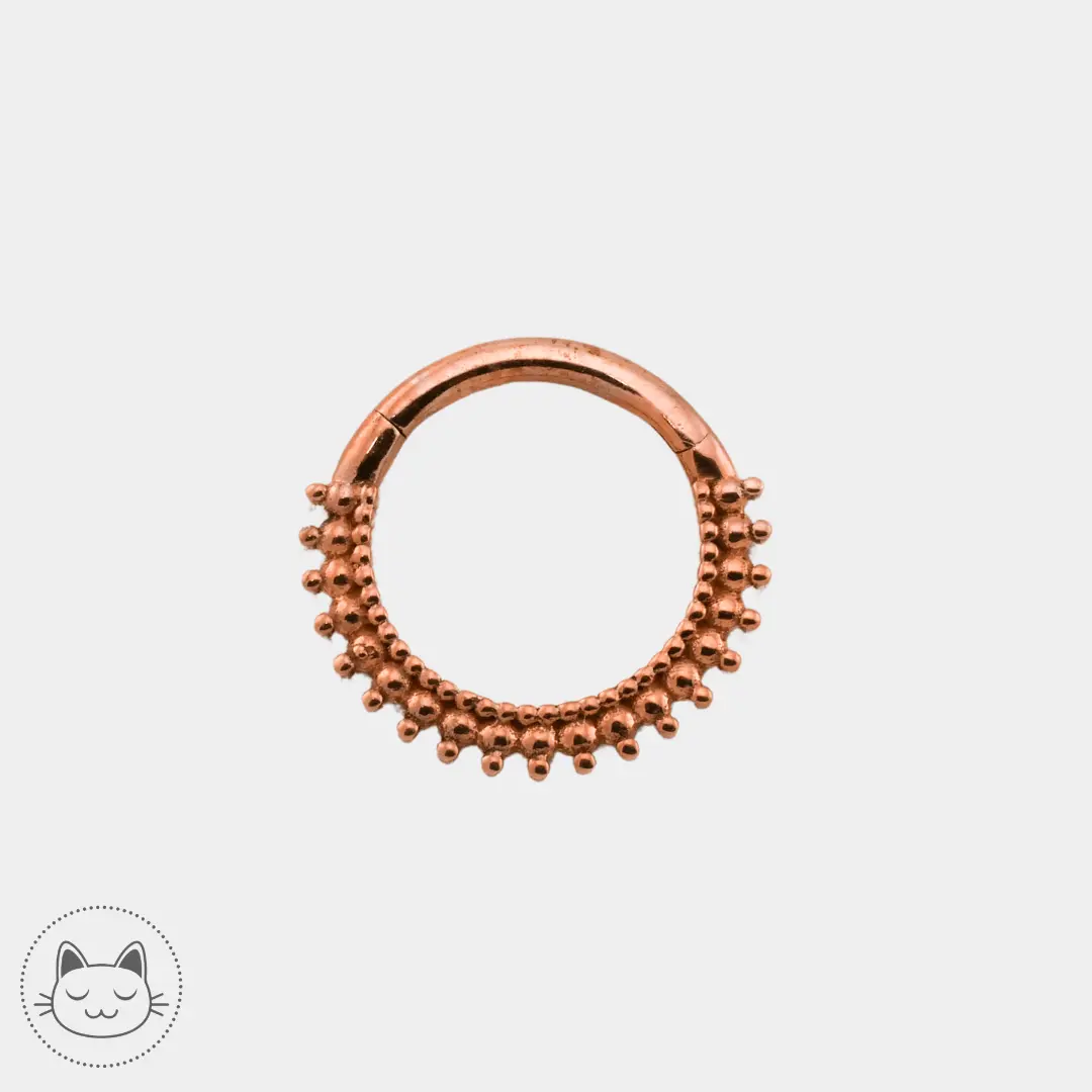 Naga - Clicker NG05 - Or rose - Kawaii Place piercing