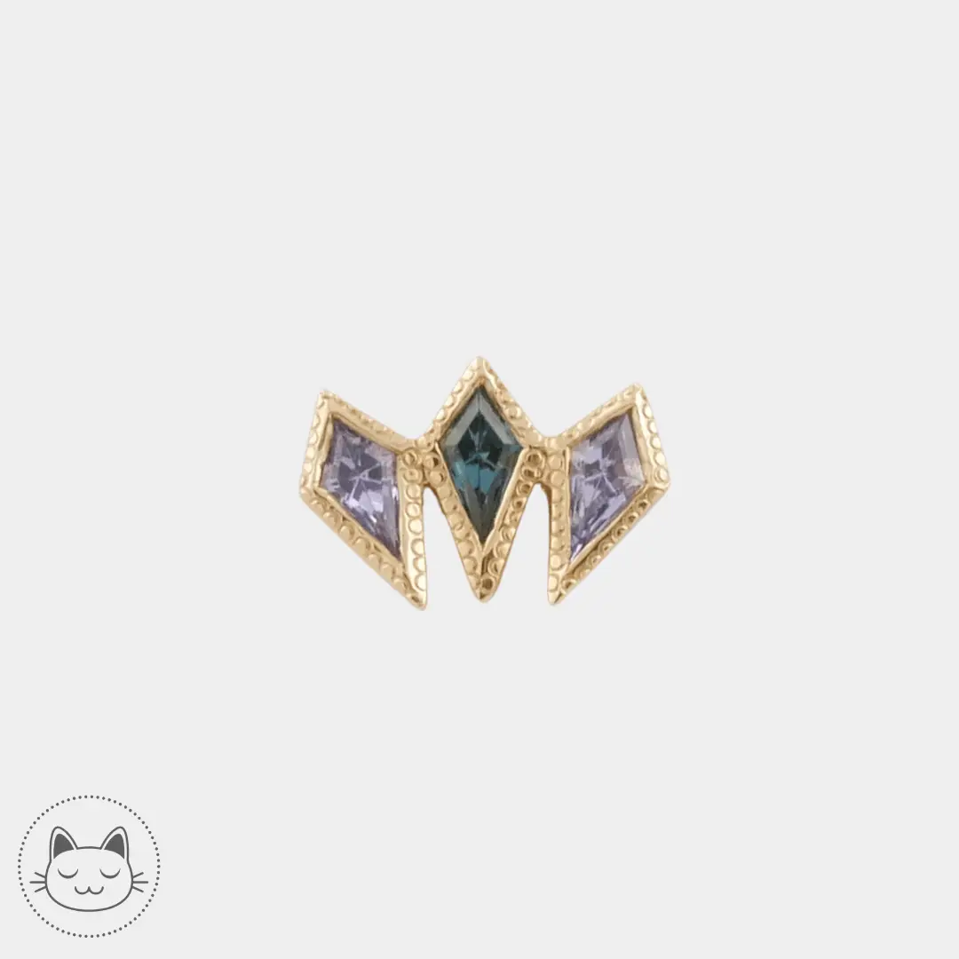 BVLA - Sweetest Gift - Topaze et Tanzanites - Kawaii Place piercing