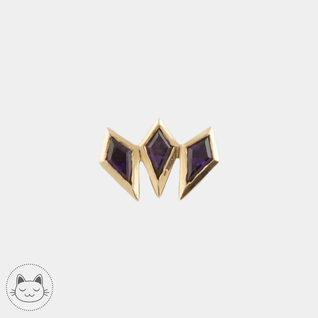 BVLA - Sweetest Gift - Améthystes - Kawaii Place piercing