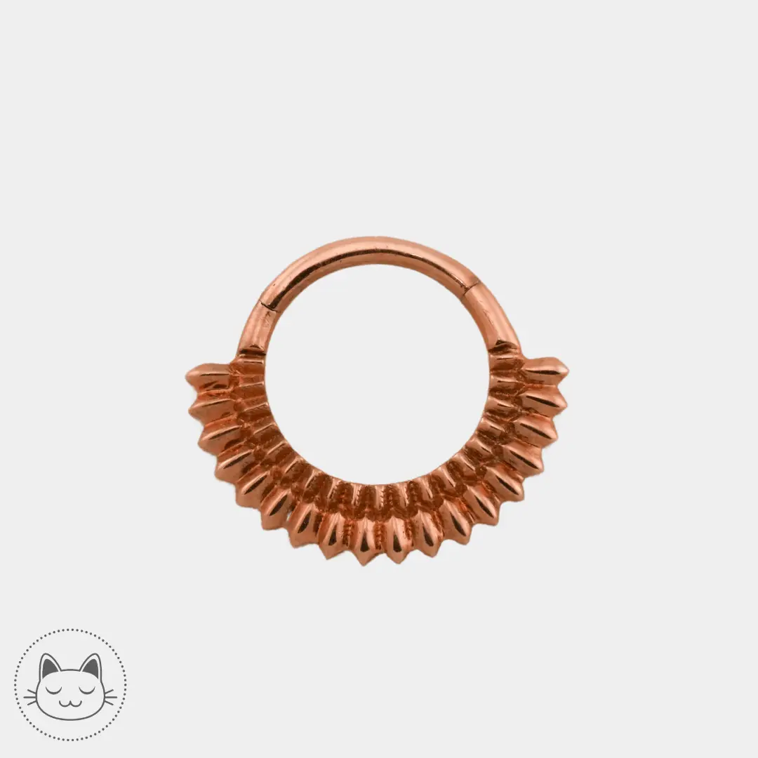 Naga - Clicker NG03 - Or rose - Kawaii Place piercing