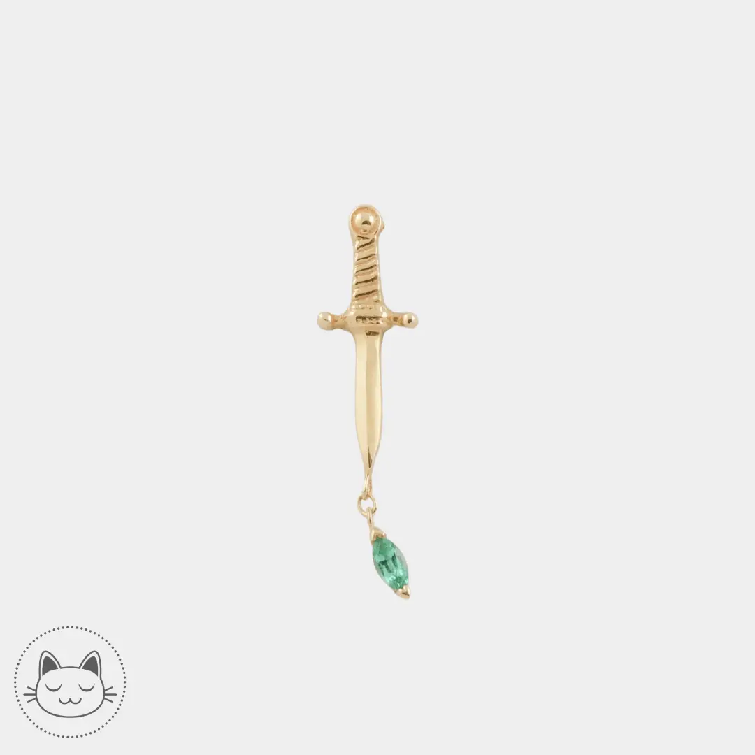 BVLA - Kiss Of Death - Emeraude - Kawaii Place piercing