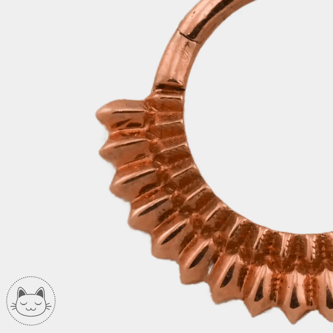 Naga - Clicker NG03 - Or rose - Kawaii Place piercing