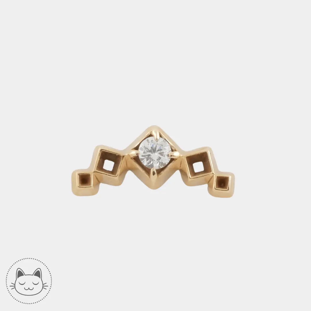 Sacred Symbols - S015 - Zircon blanc - Kawaii Place piercing