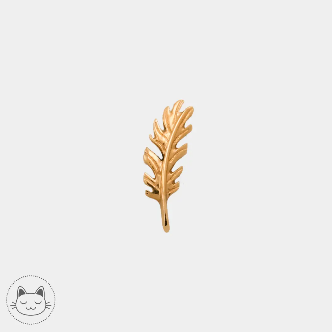 Auris- Petite plume "Phoenix" - Kawaii Place piercing