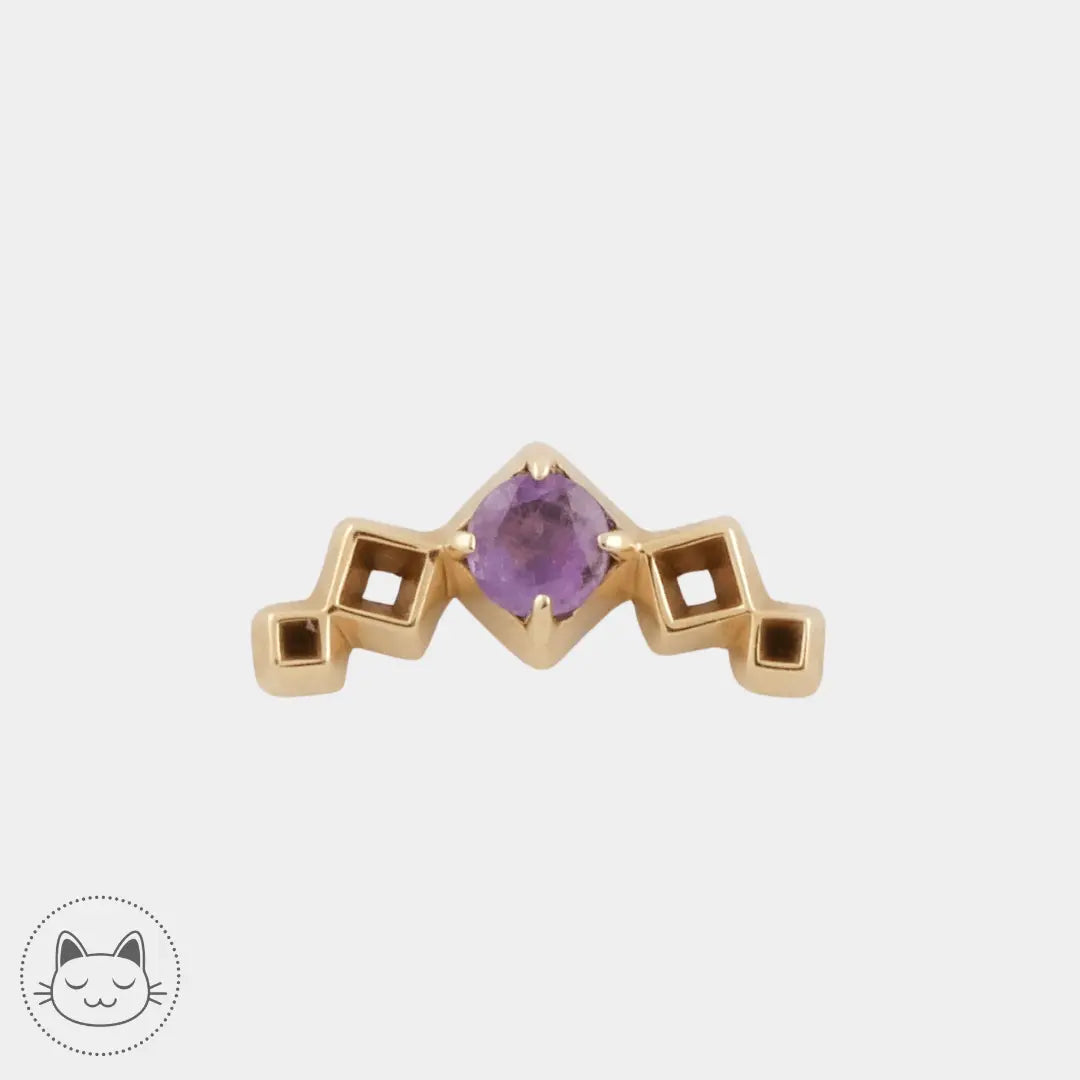 Sacred Symbols - S015 - Améthyste - Kawaii Place piercing