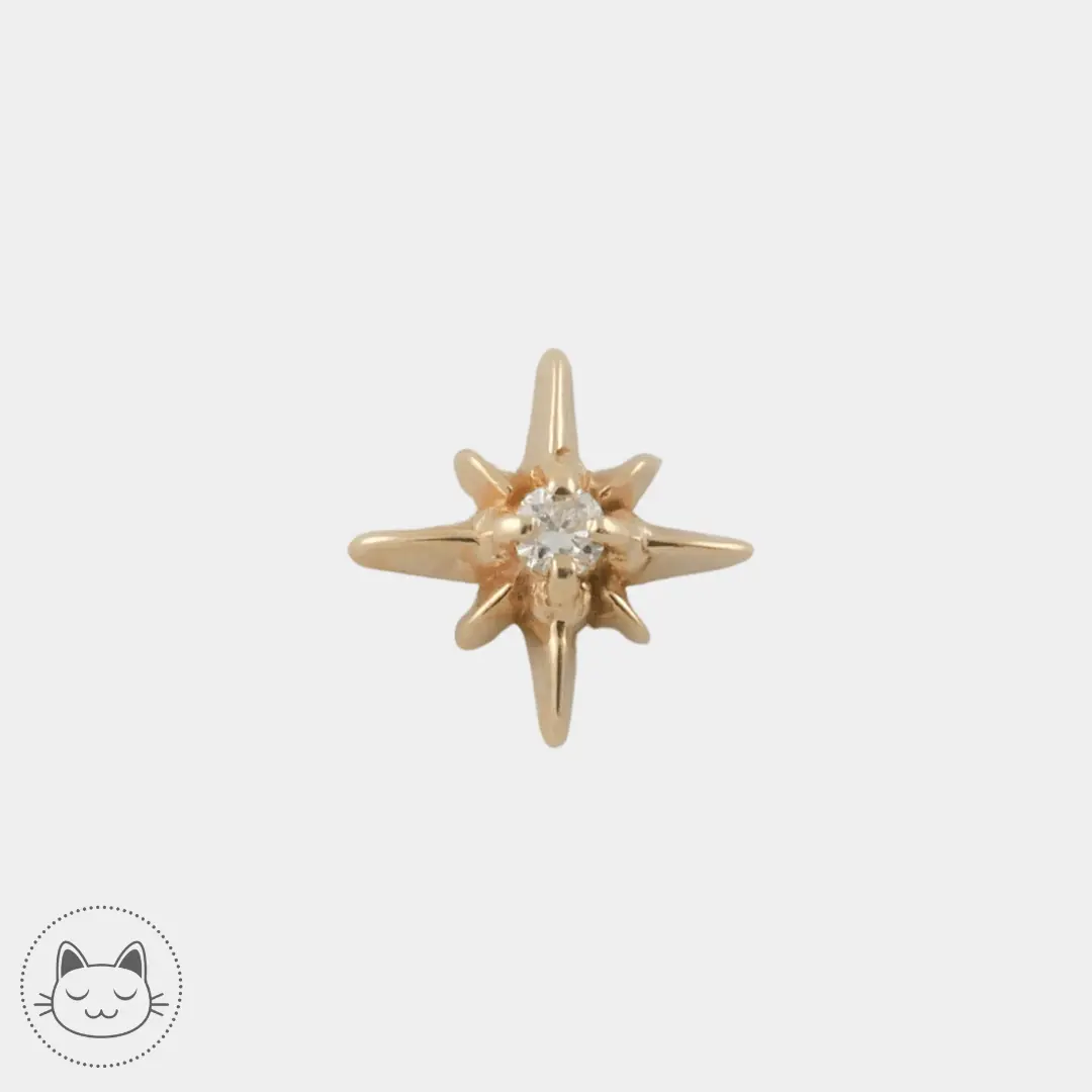 Sacred Symbols - S008 - Zircon Blanc - Kawaii Place piercing