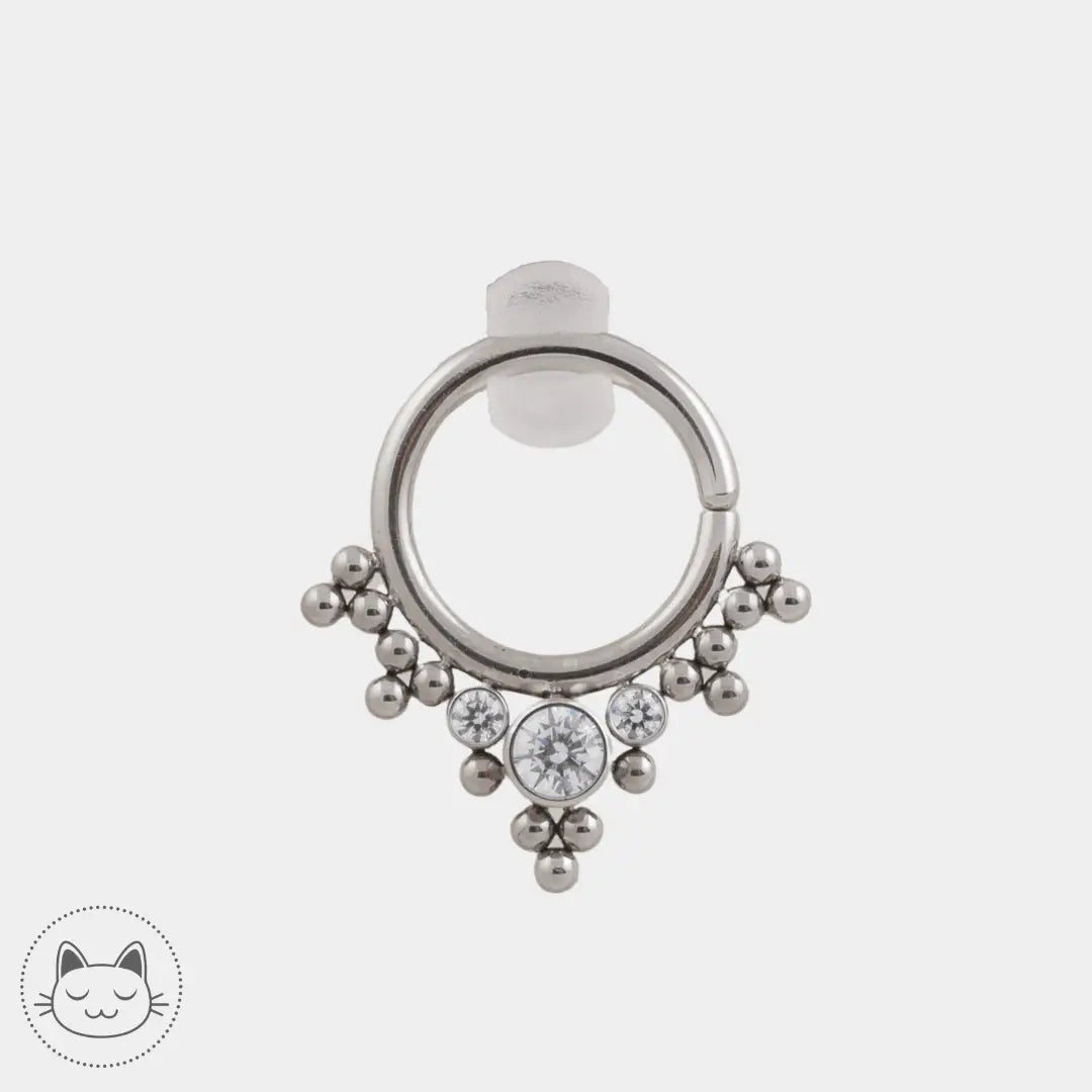 LeRoi - HsmrB - Titane Argenté - Kawaii Place piercing