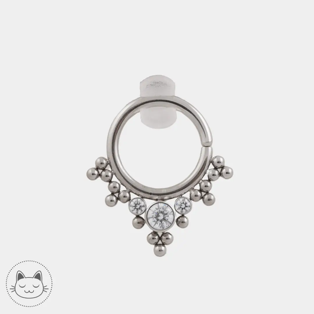 LeRoi - HsmrB - Titane Argenté - Kawaii Place piercing