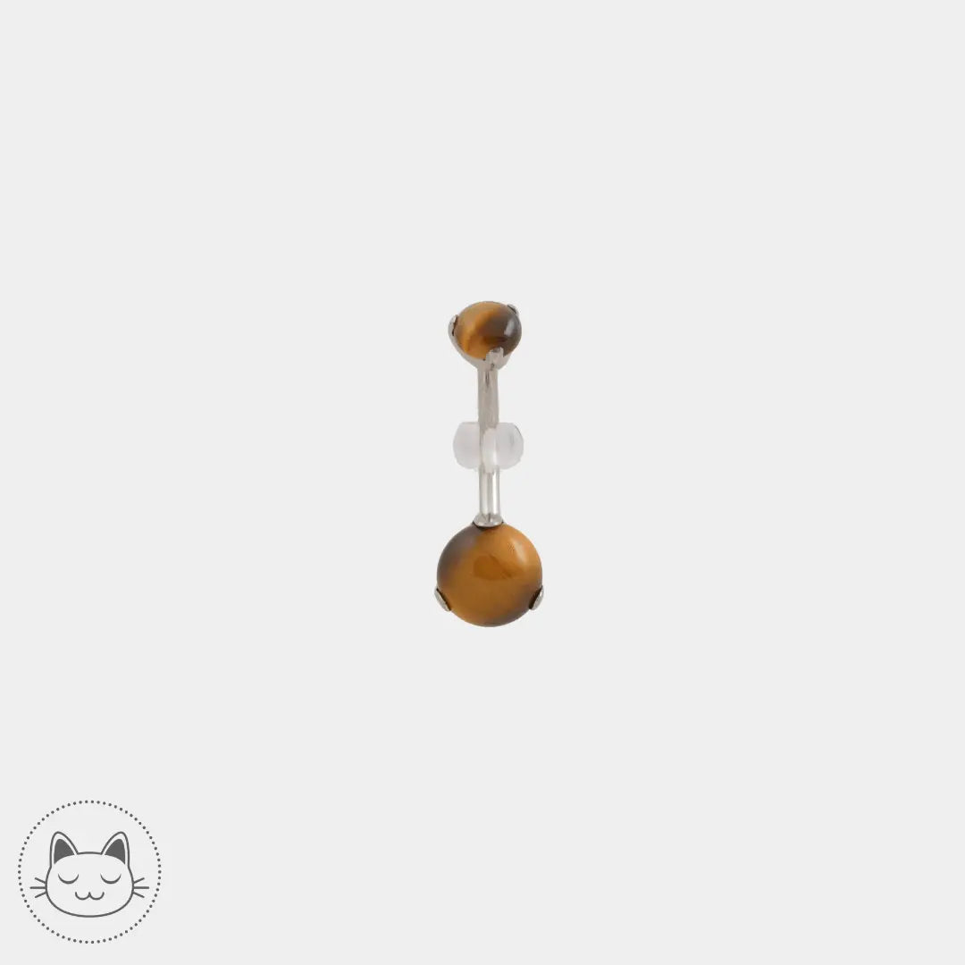 Bijou nombril - Titane - Œil de tigre - Kawaii Place piercing