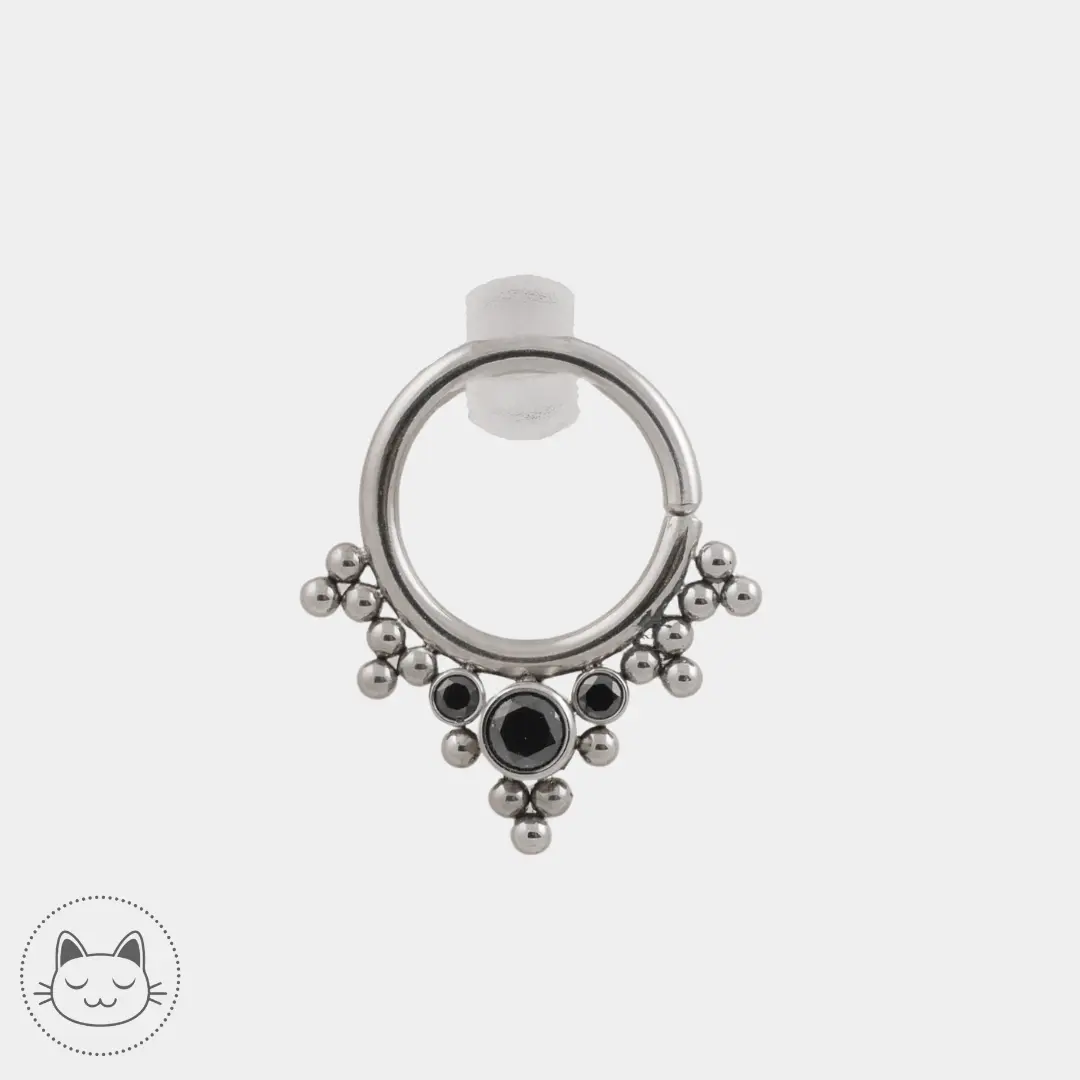 LeRoi - HsmrB - Titane Argenté - Kawaii Place piercing