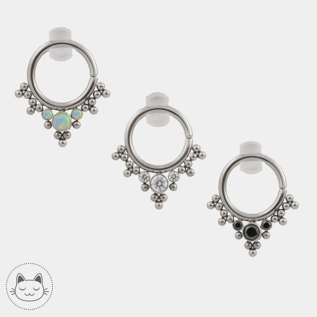 LeRoi - HsmrB - Titane Argenté - Kawaii Place piercing