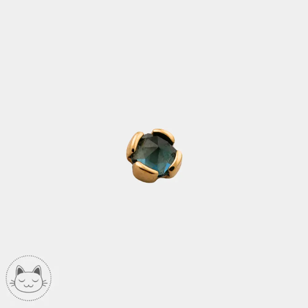 Buddha Jewelry - Peekaboo - Aquamarine Kawaii Place piercing