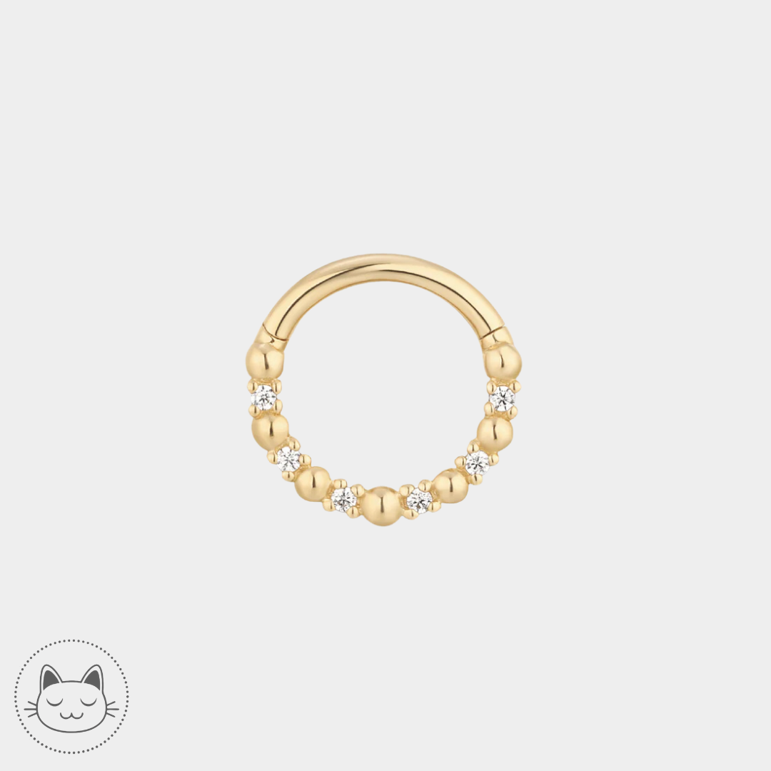 Buddha Jewelry - Love is Love - Or jaune et zircons