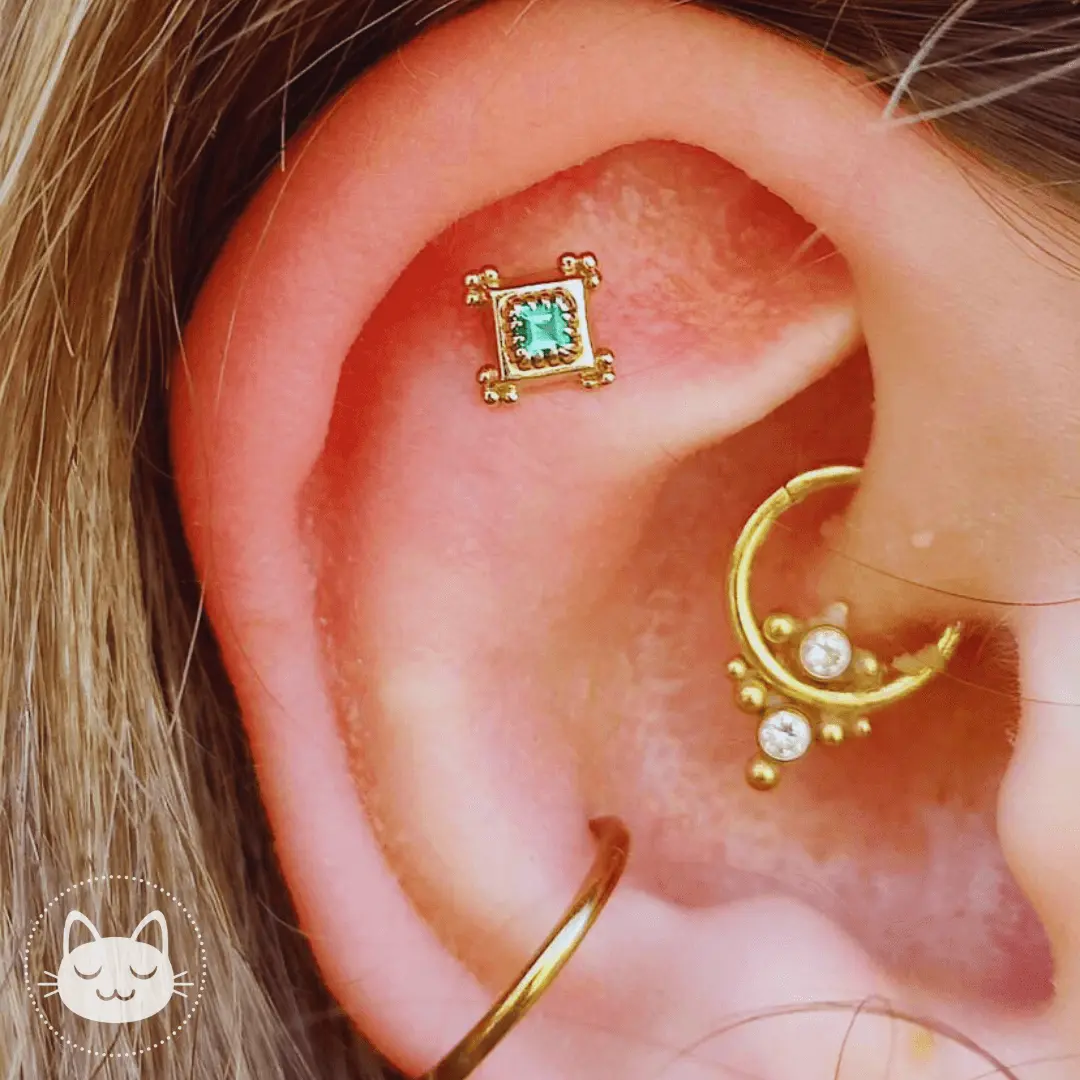 Sacred Symbols - S040 - Opale Blanche - Kawaii Place piercing