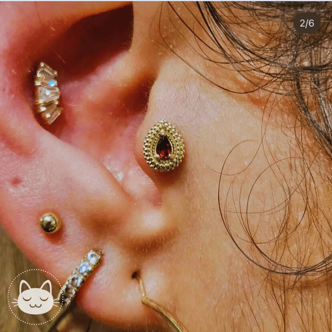 BVLA - Mini Afghan Pear - Amethyste - Kawaii Place piercing