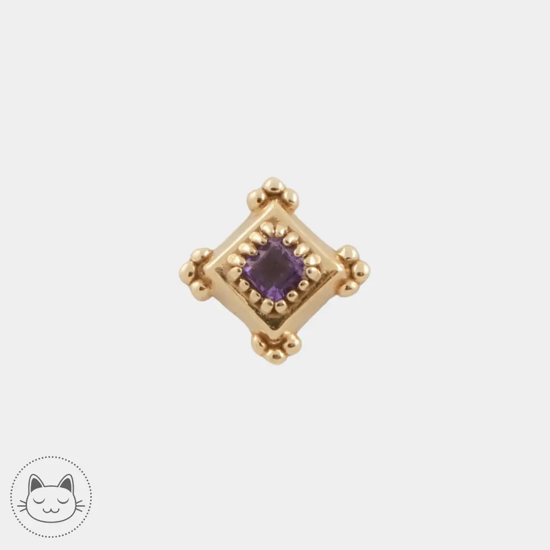 Sacred Symbols - S040 - Améthyste - Kawaii Place piercing