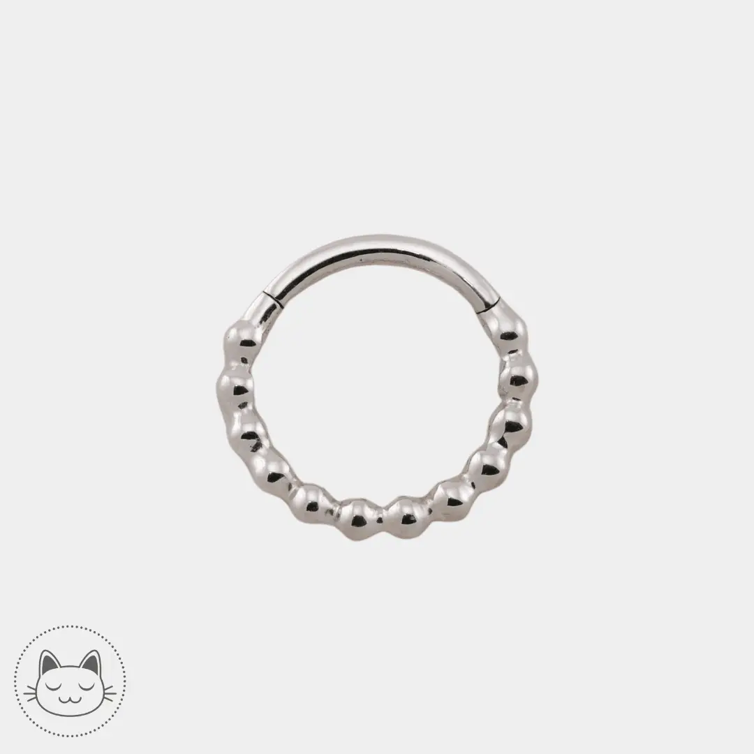 Naga - Clicker NG01 - Or blanc - Kawaii Place piercing
