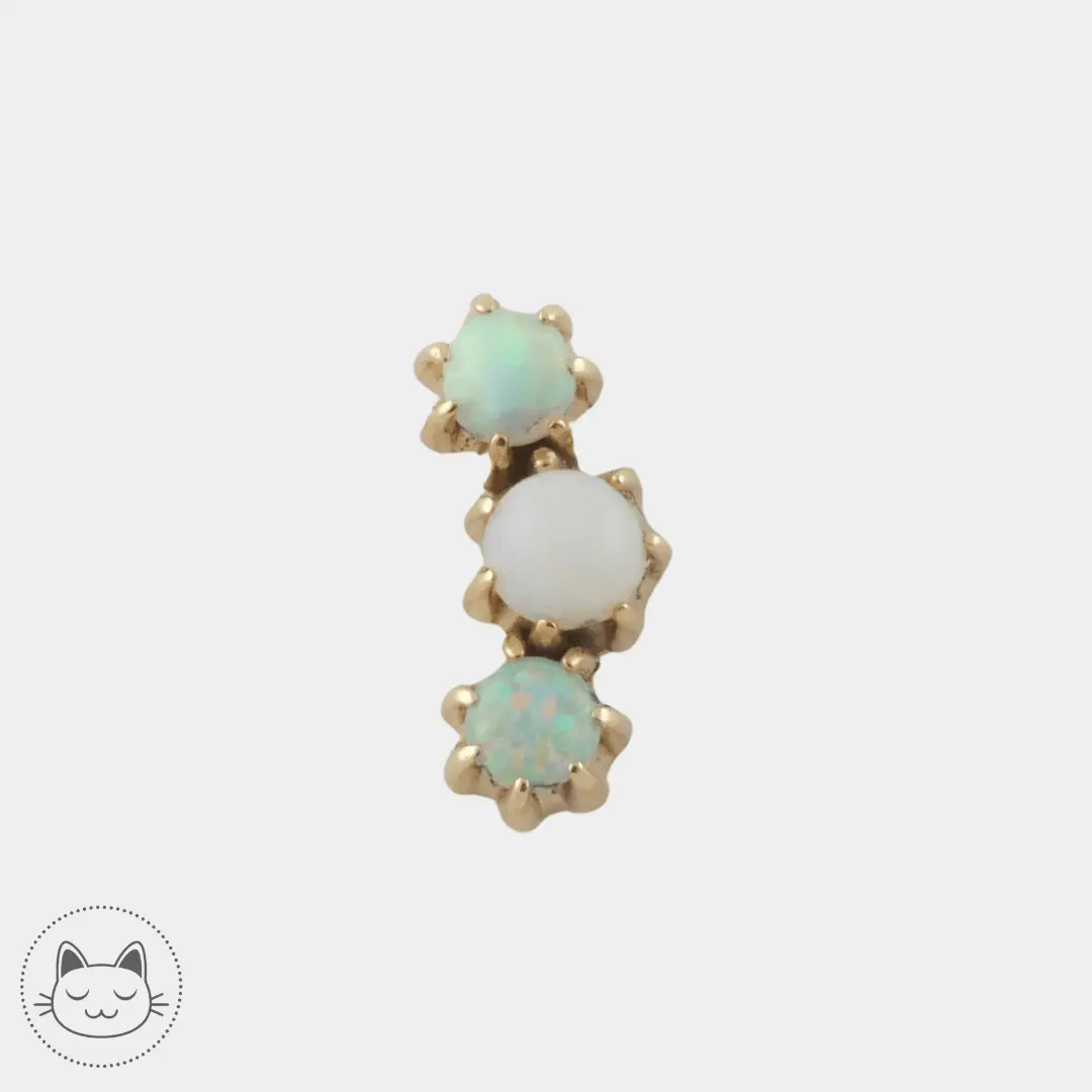 Sacred Symbols - S014 - Opale Blanche - Kawaii Place piercing