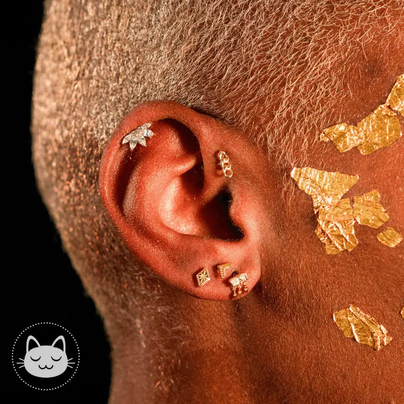 Buddha Jewelry - Etoile Genuine - Diamant blanc - Kawaii Place piercing