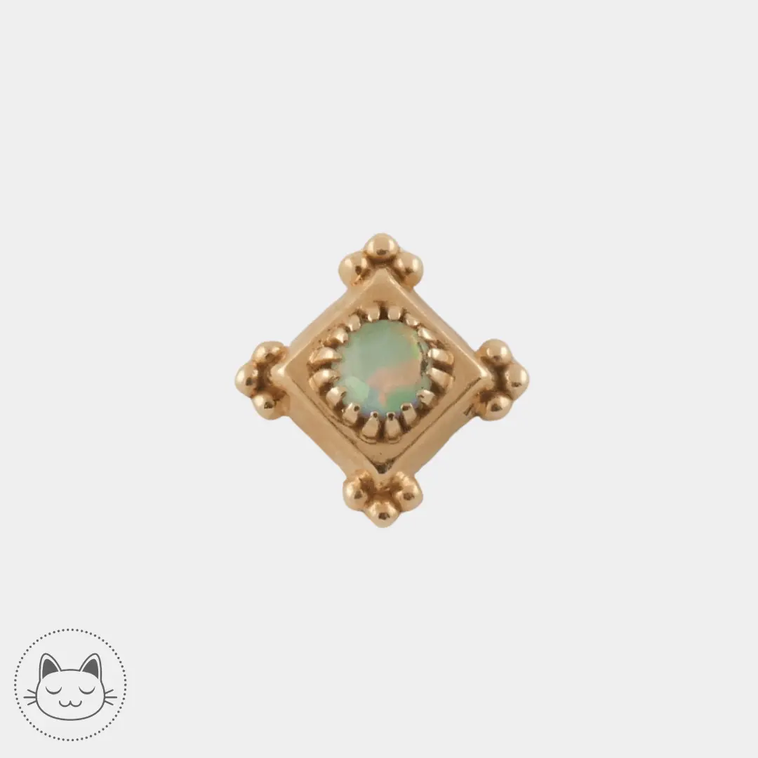 Sacred Symbols - S040 - Opale Blanche - Kawaii Place piercing