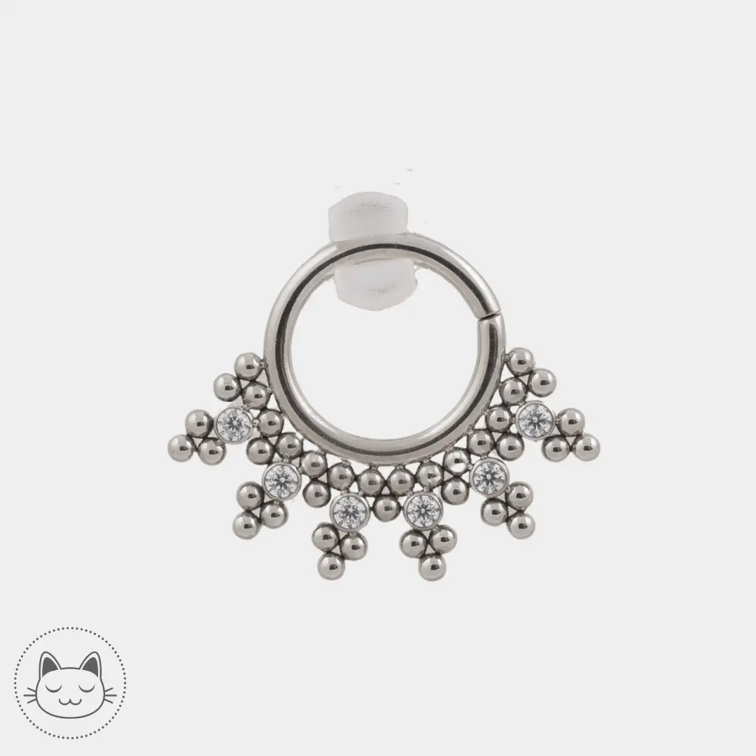 LeRoi - HsmrD - Titane Argenté - Kawaii Place piercing