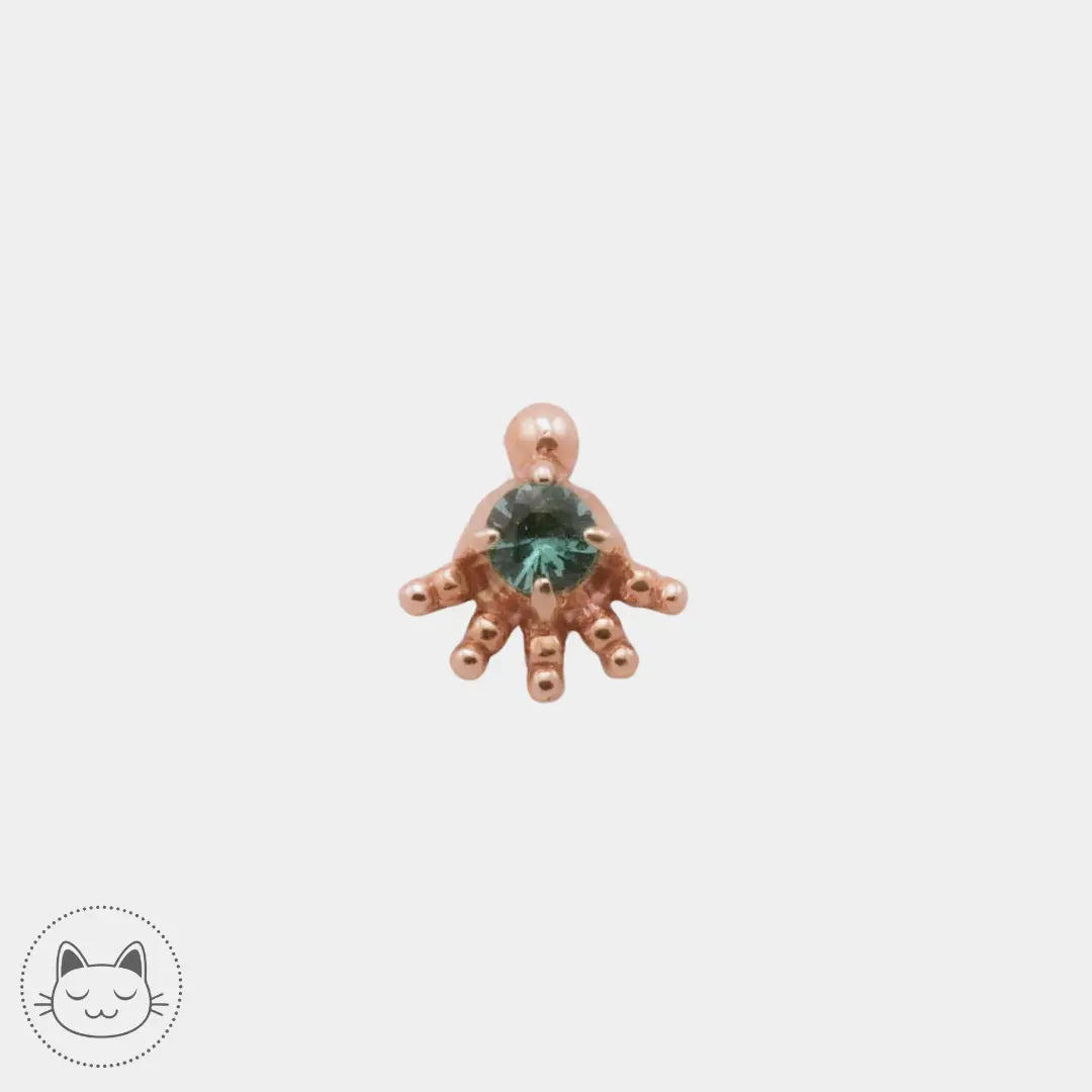 Sacred Symbols - D64 - Émeraude Kawaii Place piercing
