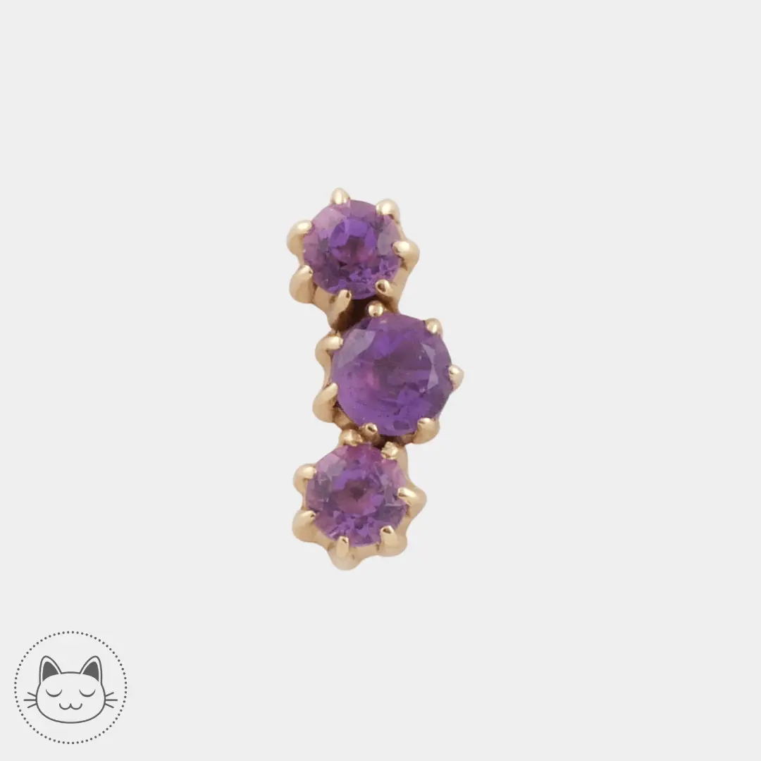 Sacred Symbols - S014 - Améthyste - Kawaii Place piercing
