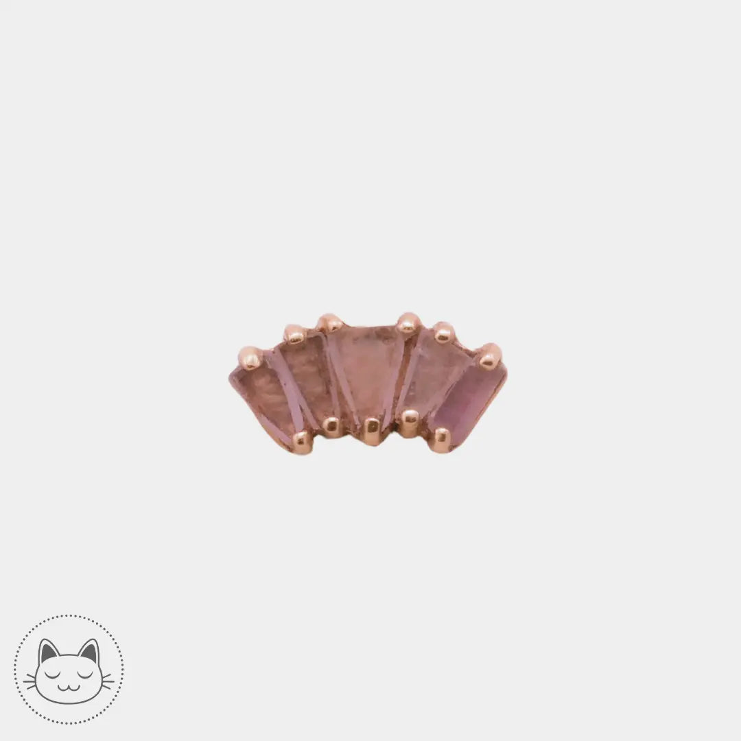Sacred Symbols - D2 - Améthyste Kawaii Place piercing