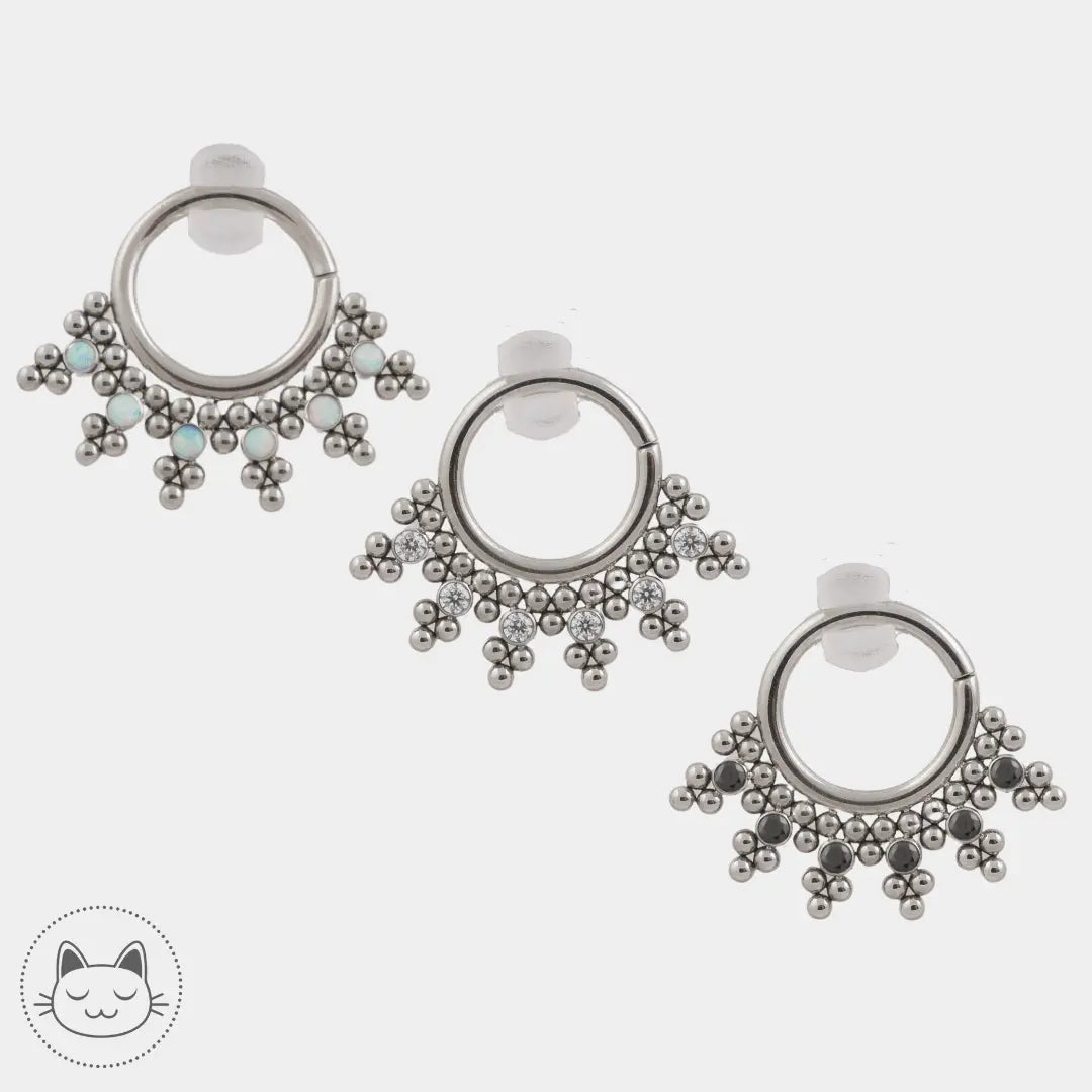 LeRoi - HsmrD - Titane Argenté - Kawaii Place piercing