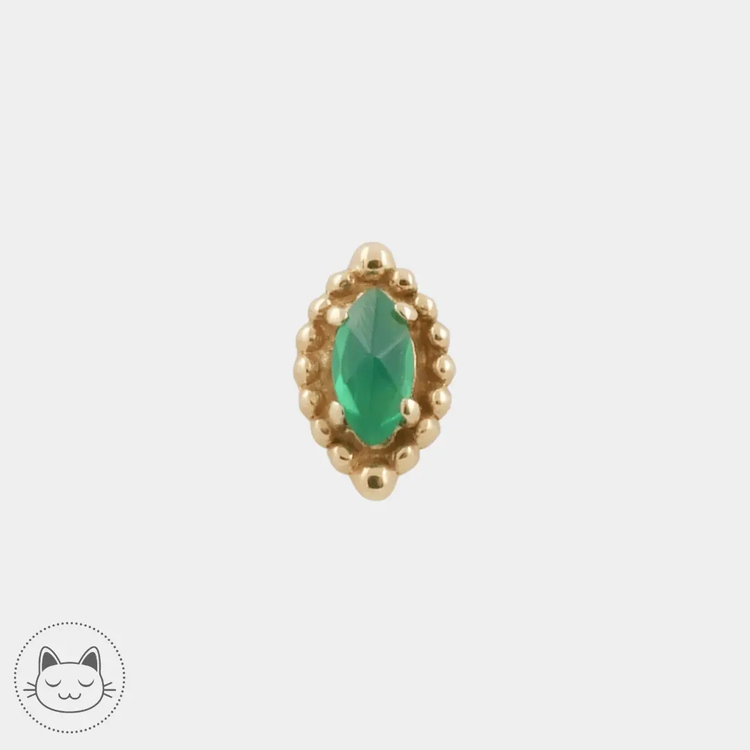 Sacred Symbols - S069 - Chrysoprase - Kawaii Place piercing