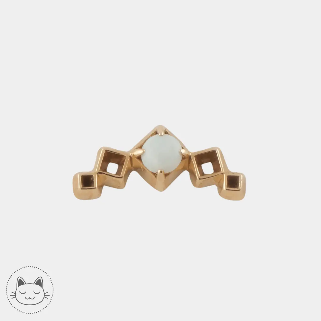 Sacred Symbols - S015 - Opale Blanche - Kawaii Place piercing
