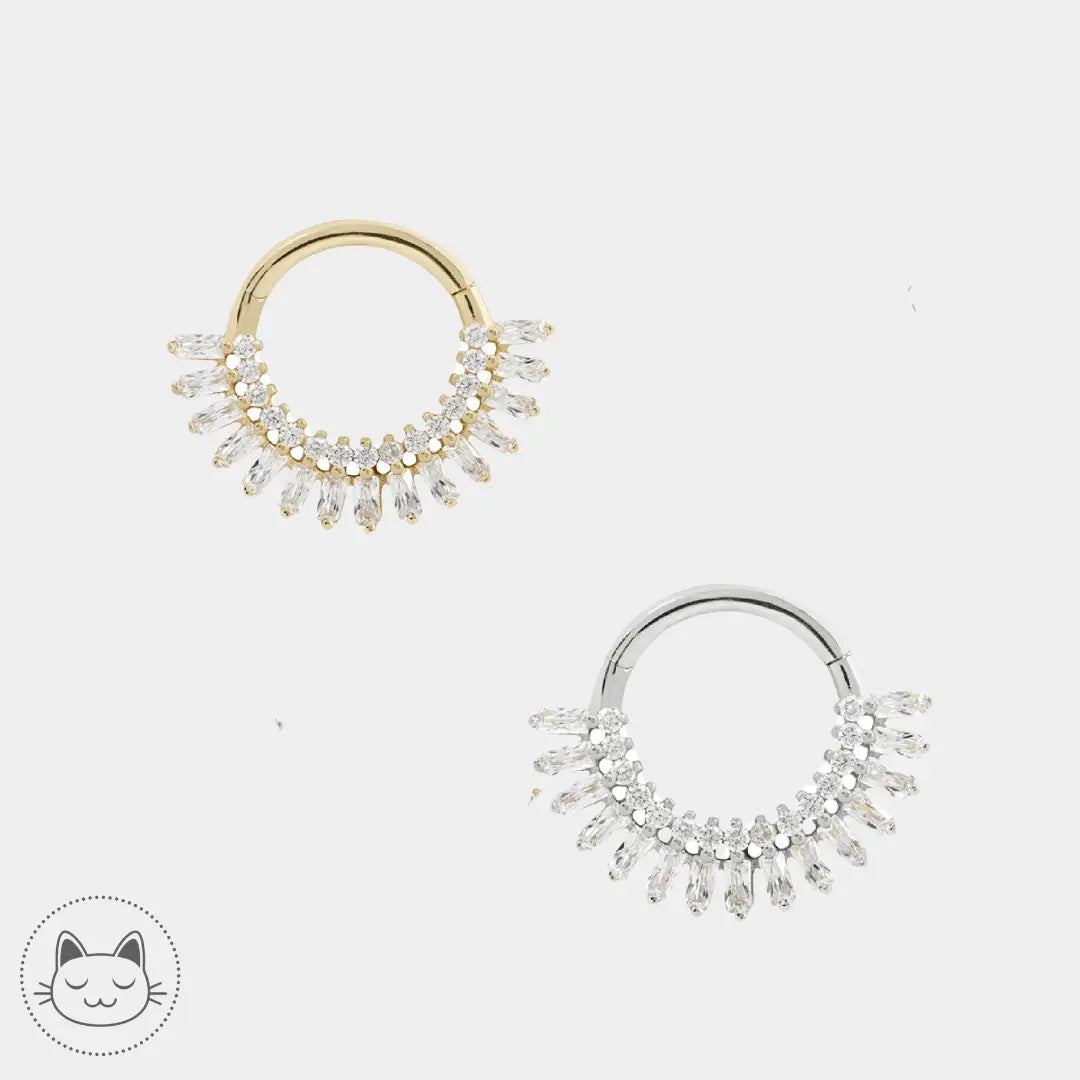 Buddha Jewelry - Hypnotic Clicker - Zircons Blancs - Kawaii Place piercing