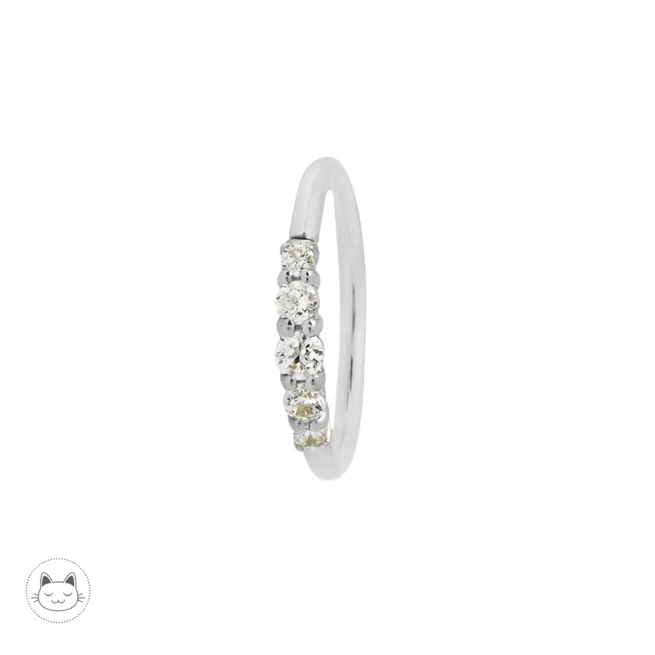 Buddha Jewelry - Brigitte CZ - Swarovski - Kawaii Place piercing