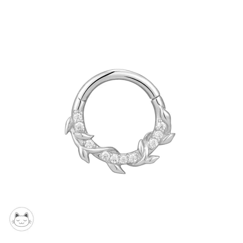 Buddha Jewelry - Wild Hearts - Or et Zircons blancs - Kawaii Place piercing