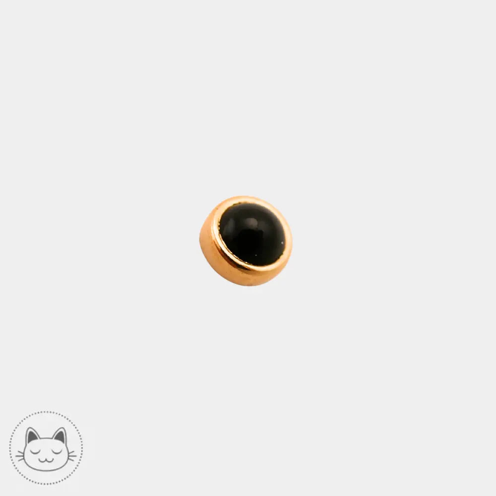 BVLA - Cabochon - Or jaune et Onyx