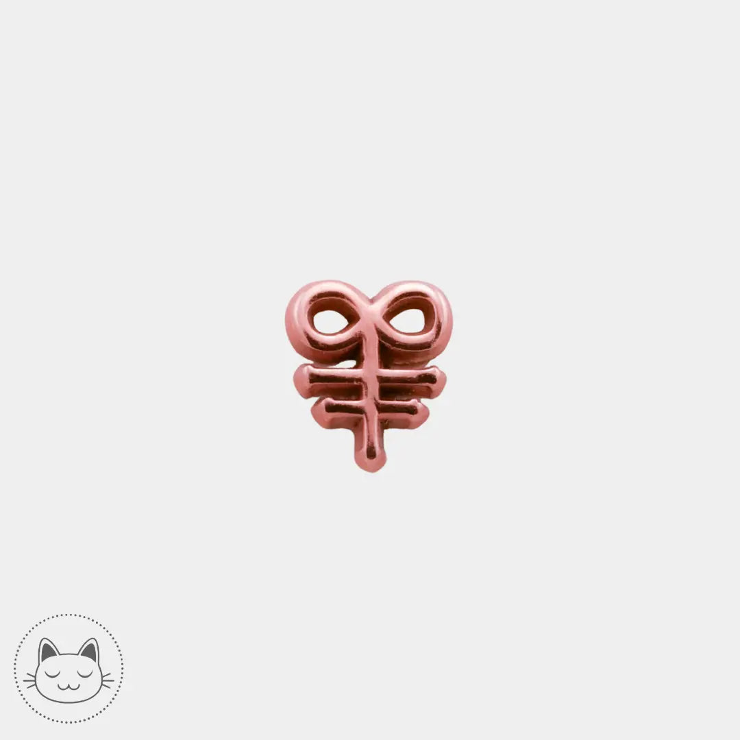 Fin de série 03, or 14 carats Kawaii Place piercing