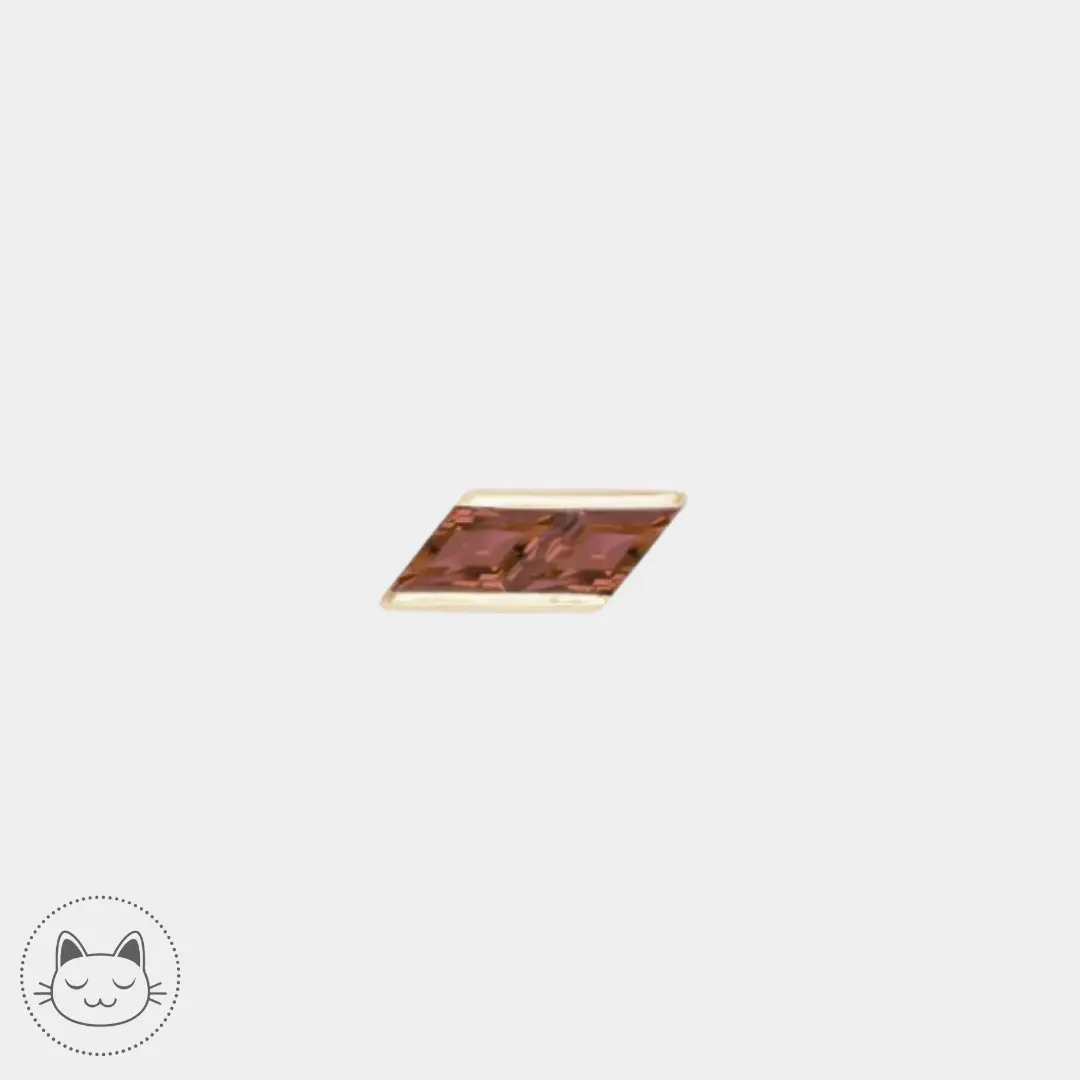 Buddha Jewelry - Joia - Grenat rouge Kawaii Place piercing