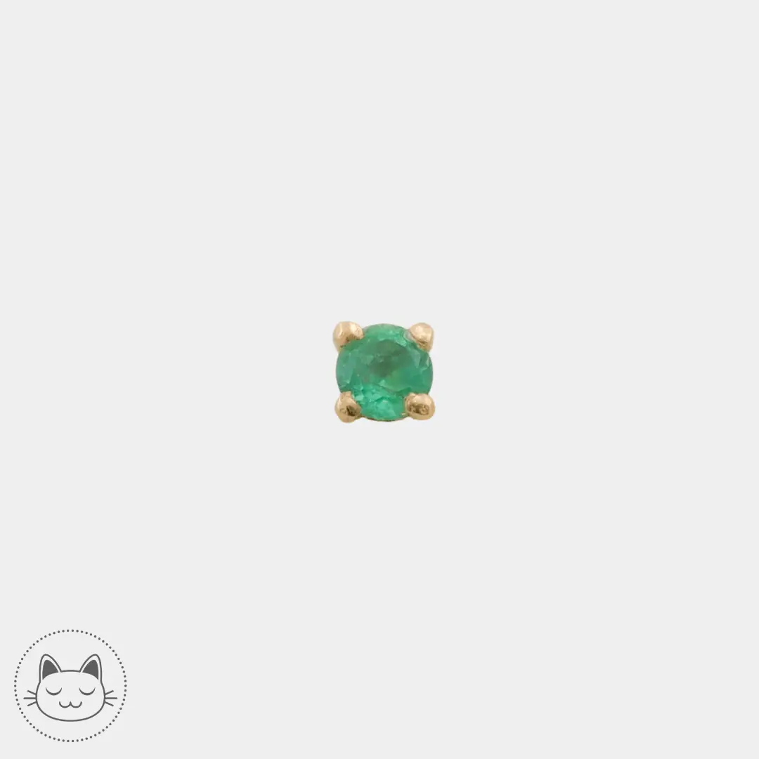 Naga - Gatsby - Or jaune et Émeraude - Kawaii Place piercing