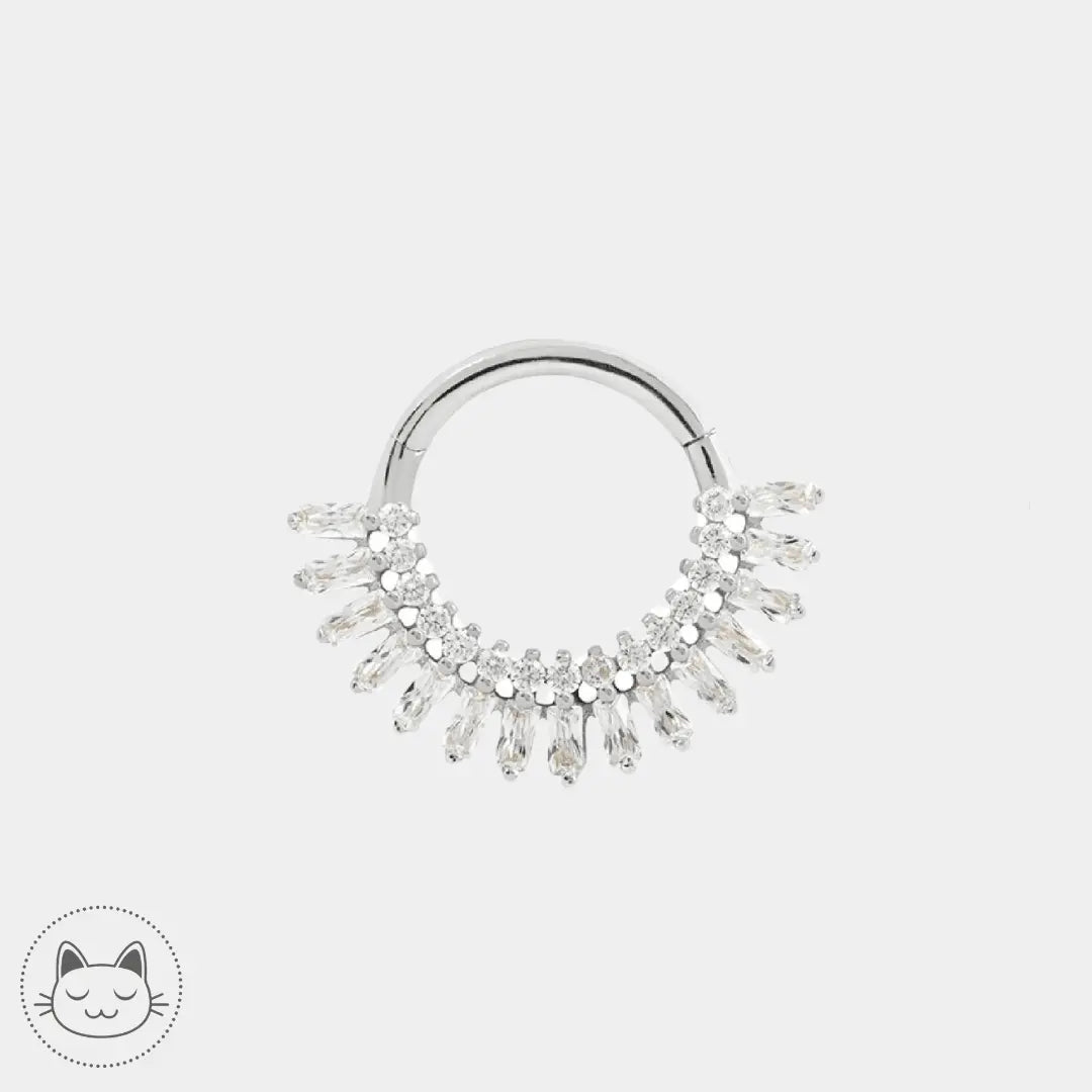 Buddha Jewelry - Hypnotic Clicker - Zircons Blancs - Kawaii Place piercing