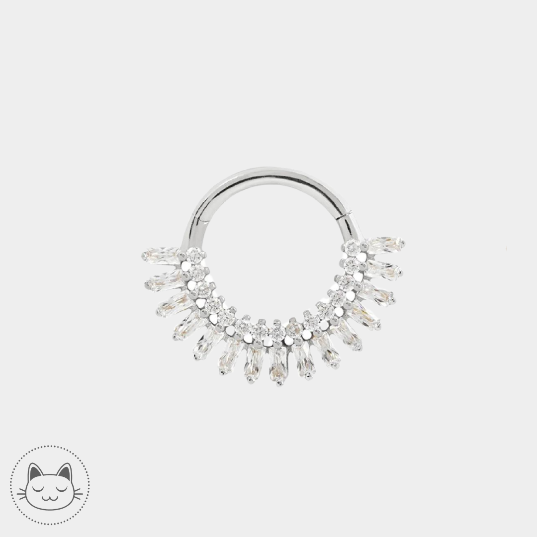 Buddha Jewelry - Hypnotic Clicker - Zircons Blancs Or Blanc