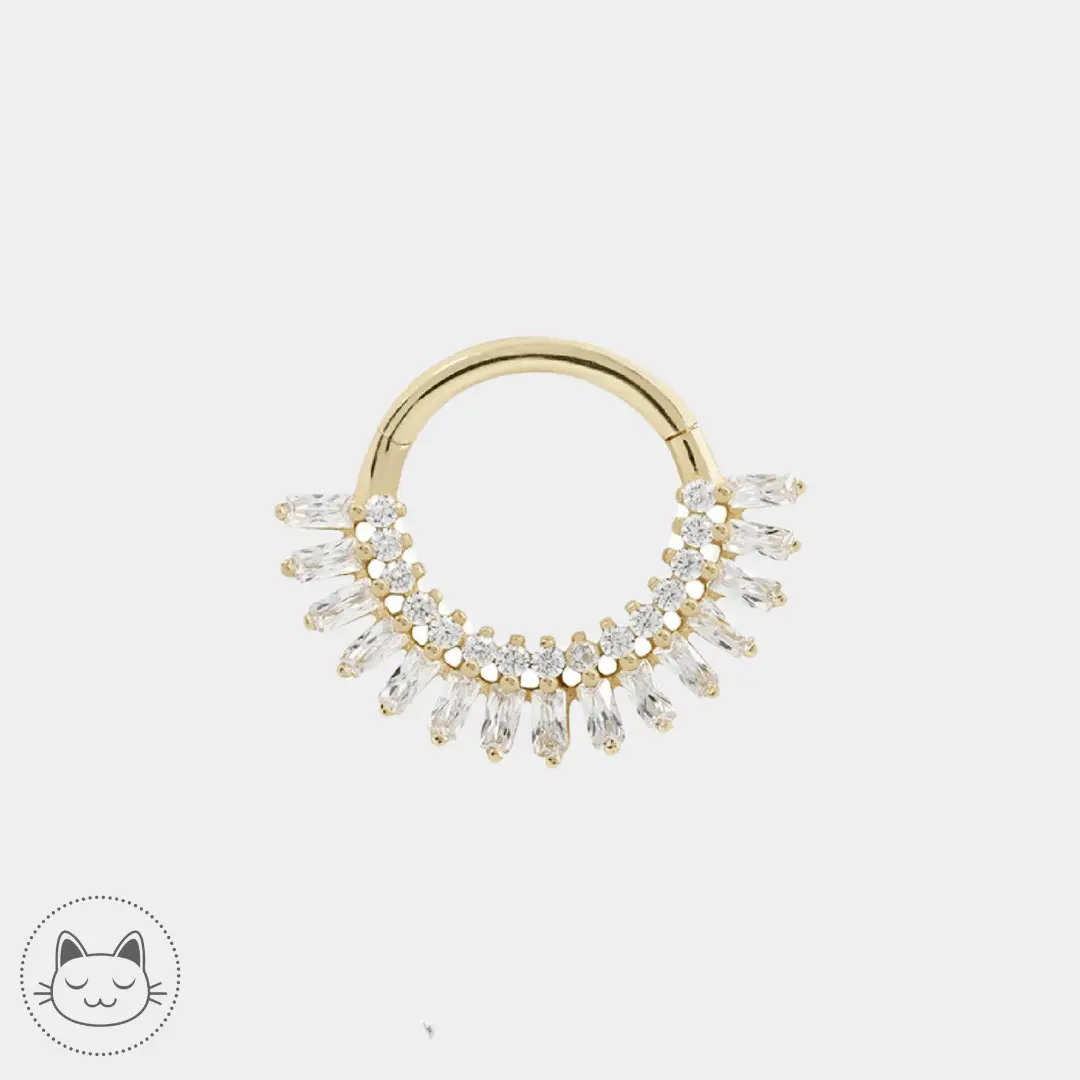 Buddha Jewelry - Hypnotic Clicker - Zircons Blancs - Kawaii Place piercing